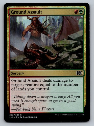 Magic ground assault foil - assault, c