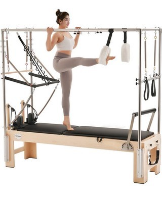 Reformer pilates legno con - legno,