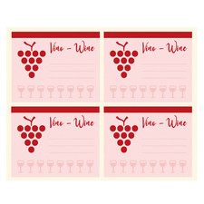 ETICHETTE ADESIVE VINO PZ. 100 - NEW GENERATION