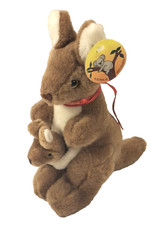Peluche canguro vintage con