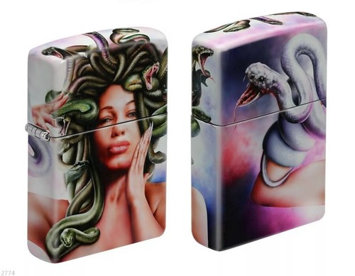 Zippo medusa by mazzi - zippo,
