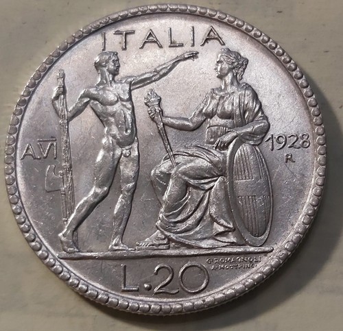 Lire 1928 littore anno - 1928,