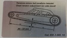 43313221A Adesivo Tensione catena forcellone ducati Monster S2R S4RS SR4
