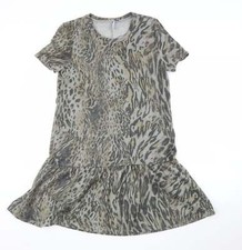 Zara donna grigio stampa con