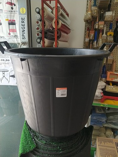 Mastello tondo manici lt - mastello,