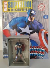MARVEL LA COLLEZIONE UFFICIALE N° 4 CAPITAN AMERICA STATUETTA FASCICOLO + POSTER