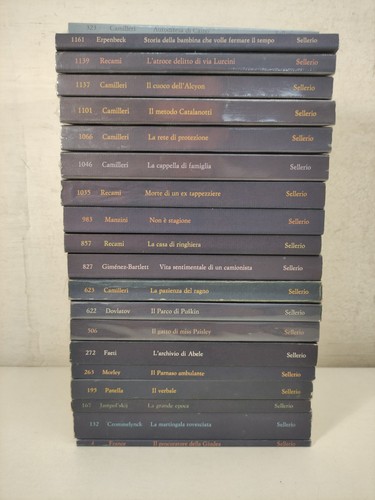 Lotto 20x sellerio editore - lotto,