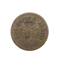*HH* Medaglia Gettone Token Pubblicitario Municipio Di Assisi Cucine Economiche 