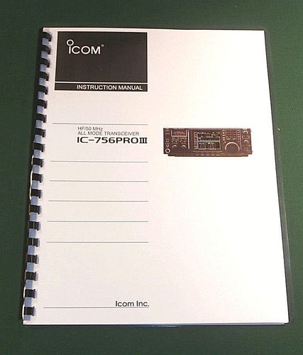 Icom 756pro iii manuale - iii, di
