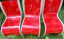 3 Sedie Kartell Vintage Design