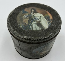 Scatola In Latta Biscotti Doria Made In Italy Vuota Vintage Usato Rotonda