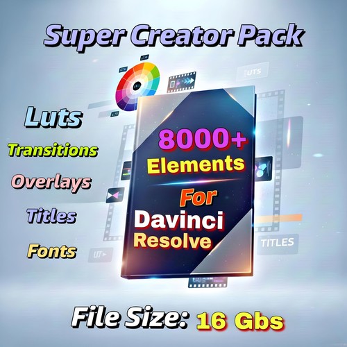 8000 davinci resolve elements - davinci,