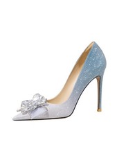 Scarpe da sposa in cristallo