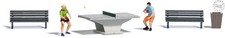 Busch 7843 tavolo ping pong - busch,
