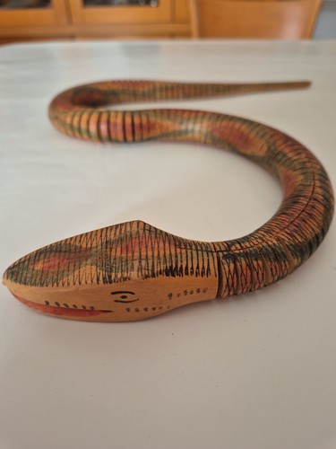 Giocattolo serpente legno - giocattolo, in