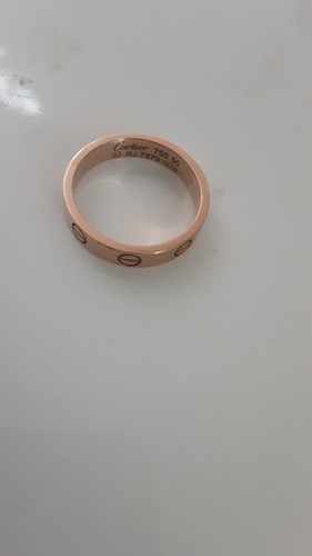 Anello cartier love oro rosa - love,