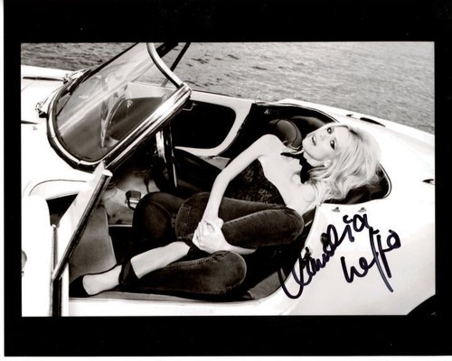 Claudia schiffer foto firmata - schiffer,
