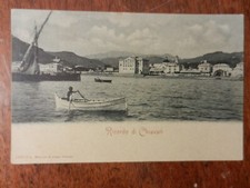 20139) GENOVA PROVINCIA RICORDO DI CHIAVARI VISTA DAL MARE LEUDO BARCA