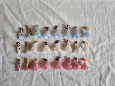 SERIE COMPLETA EXTRAKINDER ZAINI PRINCIPESSE DISNEY  8+8+8 bianco rosa azzurro