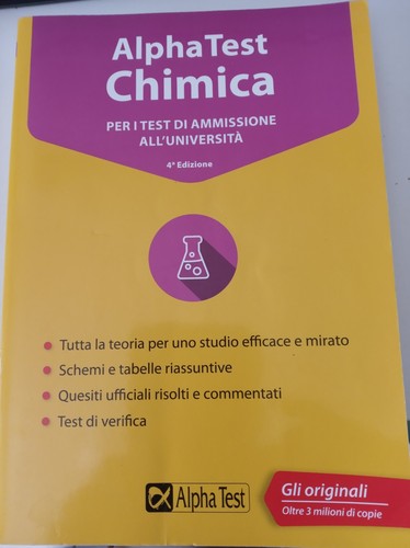 Alpha test chimica per - alpha,