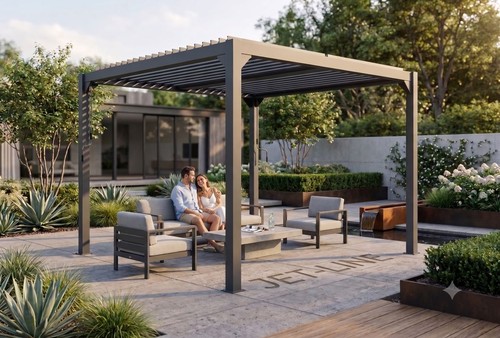 Gazebo dubai lamelle tetto - dubai,