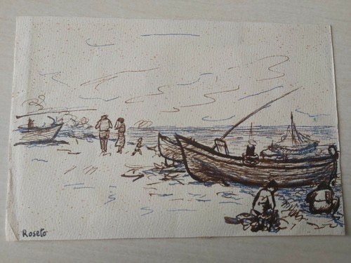 Antico disegno schizzo - antico,
