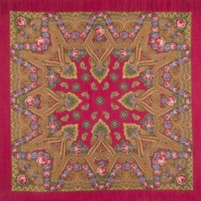 Scialle Russo Pavlovo Possad In Lana 125X125 CM Per - "Instant"