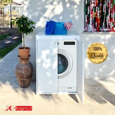 Mobile copri lavatrice 70x60 da esterno in resina Pvc Regina