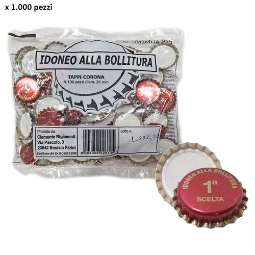 1000 tappi corona scelta - 1000,