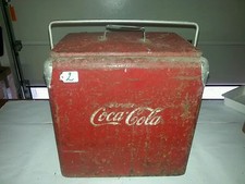 COCA COLA GHIACCIAIA ORIGINALE PRESUMILMENTE  DEGLI ANNI 40' RARA METALLO