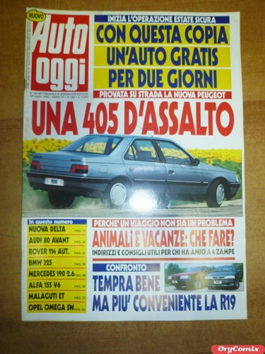 Auto oggi anno - auto, vii