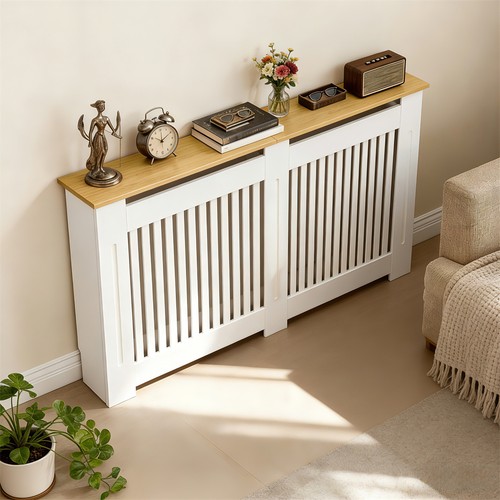 White radiator cover - cover, w/
