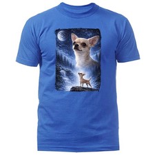 Chihuahua Howling at Moon