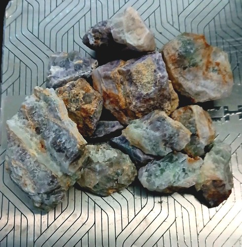 Libbre grezzo fluorite - 🔥1,5,
