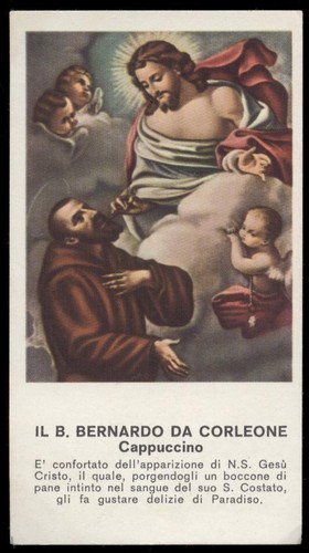 Santino holy card - santino-holy, card"s.bernardo