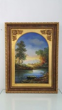 Wooden walnut and gold living - wooden,
