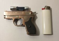 GAS LIGHTGER GUN/PISTOLA-WINDPROOF FLAME-ACCENDINI-BRIQUET-ACCENDINO-ENCENDEDOR