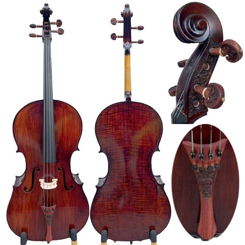 Master cello full size - 4/4, con