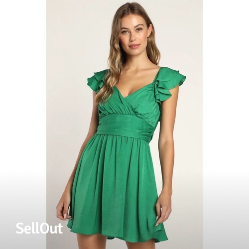 Mini abito donna lulus - donna, verde