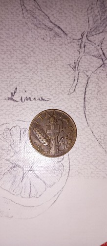 Moneta centesimi lire - moneta,