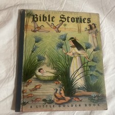Antique Childrens Book My First Book of Bible Stories 1943 