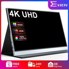 EVICIV 15,6" 2160P monitor da gioco portatile 1200:1 HDMI USB C per SAMSUNG DEX PS6