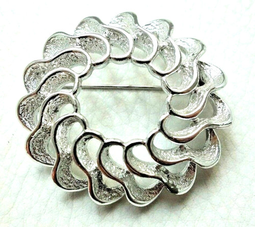 Broche oval vintage - vintage, couleur