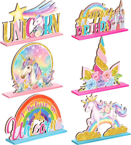 Pezzi unicorno compleanno - 6,