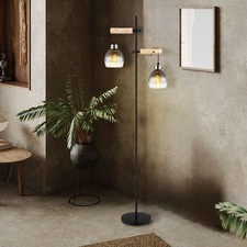 Lampada Da Terra In Legno Regolabile In Altezza 168 CM