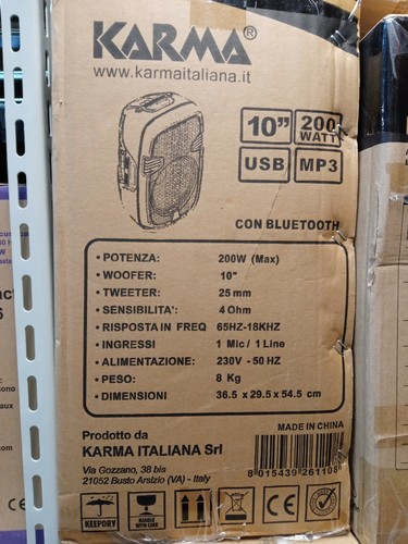 Cassa audio amplificata 200w - audio,
