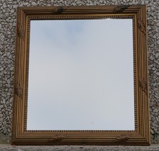 900'- ANTICA SPECCHIERA  DORATA IN LEGNO. IMPERO - OLD MIRROR CORNICE.