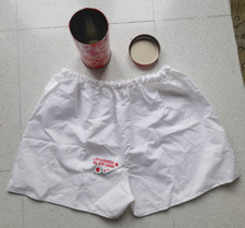 Boxer uomo bianco con frase in