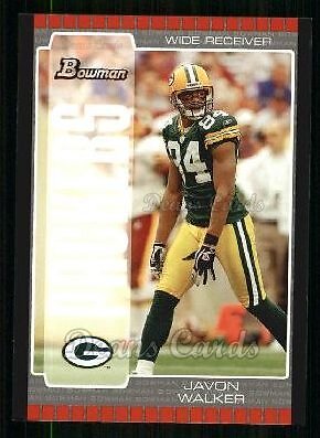 2005 bowman javon walker - bowman,