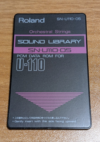 Roland u110 scheda - sn-u110-05, audio